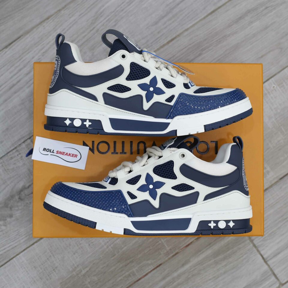 Giày Louis Vuitton LV Skate Sneaker Marine White Best Quality