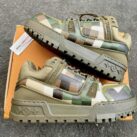 Giày Louis Vuitton LV Trainer Maxi Green Damoflage Damier Best Quality