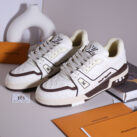 Giày Louis Vuitton LV Trainer #54 Monogram Embossed White Best Quality