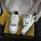Giày Louis Vuitton LV Trainer Maxi Calf Leather Grey Best Quality