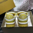 Giày Louis Vuitton LV Trainer Maxi Calf Leather Yellow Best Quality